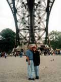 Jutta und Michael unter dem Eiffelturm