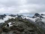 ... die Silvretta mit dem Piz Buin (3312m) und dem Vemunt Gletscher ...