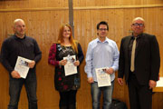 Jahreshauptversammlung 2013 - Ehrungen: Erwin Breu, Sabine Balija und Jens Albrecht - 30 Jahre aktive Mitgliedschaft