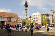 Maikonzert des Goldstadt-Fanfarenzug auf dem Ludwigsplatz