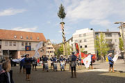 Maikonzert des Goldstadt-Fanfarenzug auf dem Ludwigsplatz