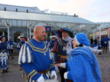 Ritter Belrem besucht mit seiner Zuleima das GoFaKonzert auf dem Waisenhausplatz