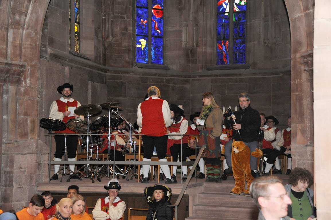 Fastnachtsgottesdienst in der Pforzheimer Schlosskirche